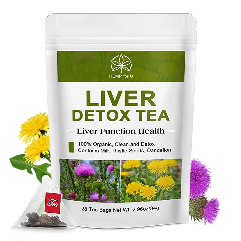 65% OFF Liver Detox Tea Natural and organic unique herbal support clearing away heat and removing fire eliminate toxins in the body make the skin better