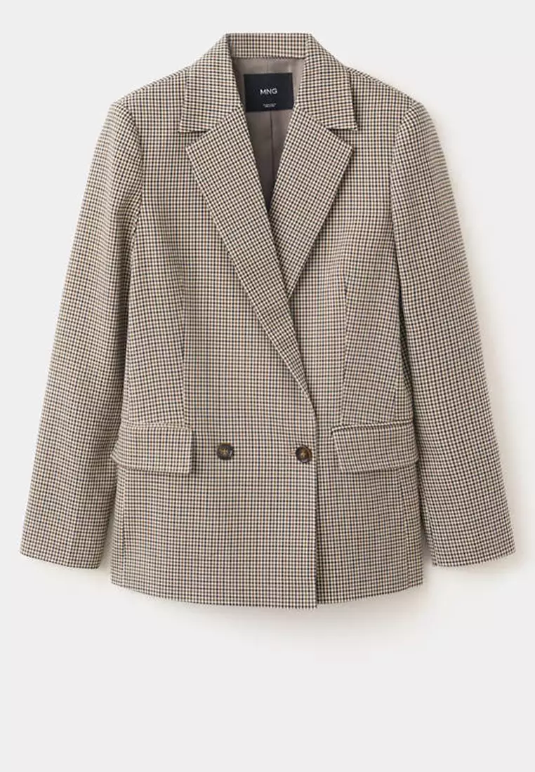 10% OFF Micro-Houndstooth Jacket