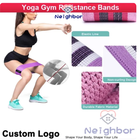 68% OFF Elastic Bands For Fitness Circle Anti-slip Gym Fitness Resistance Band Exercises Elastic Band