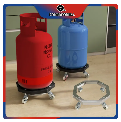 58% OFF gasul stand with wheels gas tank holder lpg stand with Wheels Gas Cylinder Storage Base