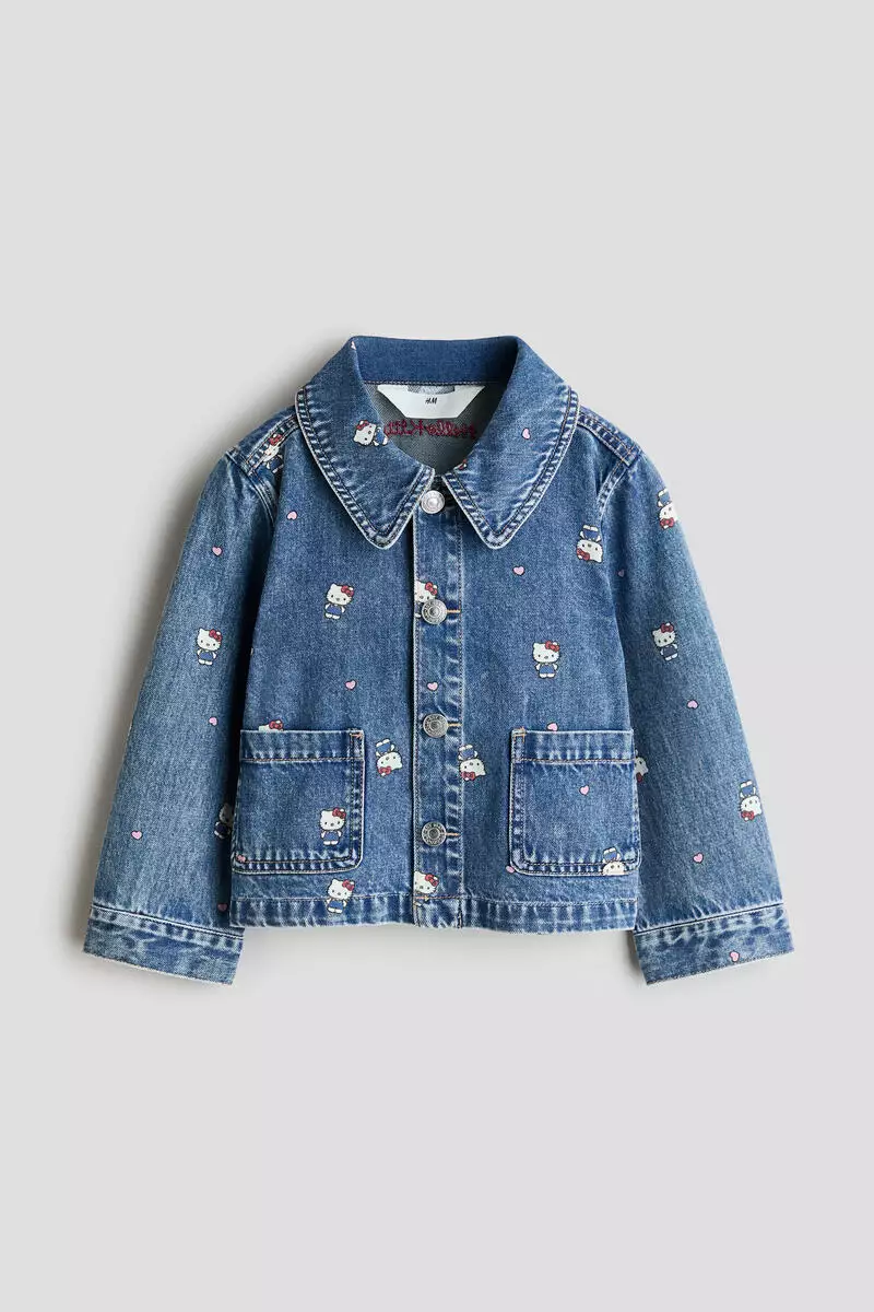 20% OFF H&M Printed denim jacket