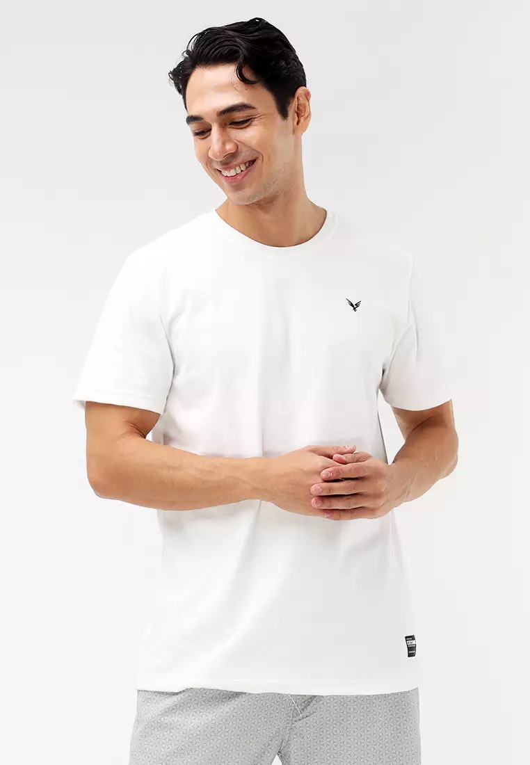 67% OFF Round Neck Jersey Knits T-Shirt
