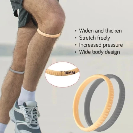 89% OFF 1 Pair New Fine Patella Knee Ring Rubber Band Sports