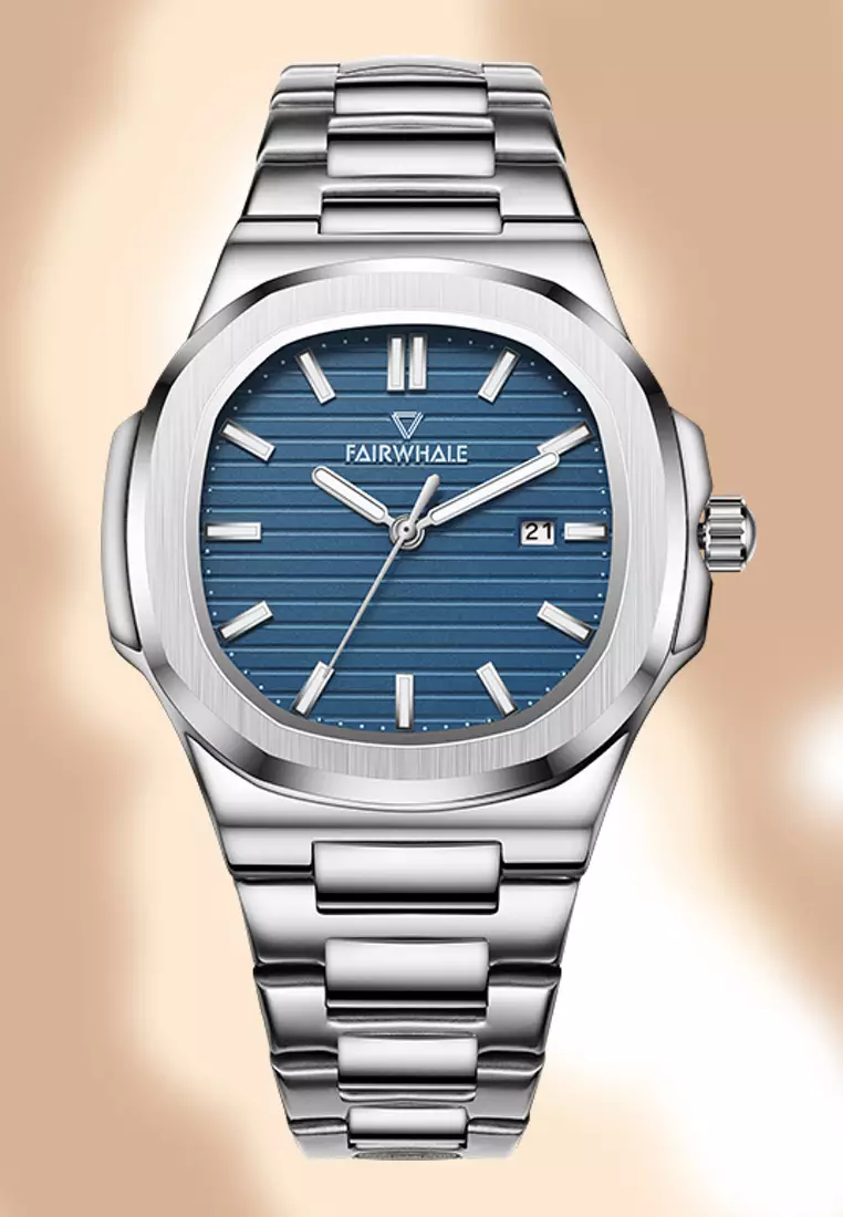 75% OFF Unisex Quartz Watch, 39mm, Blue Dial, Metal Bracelet