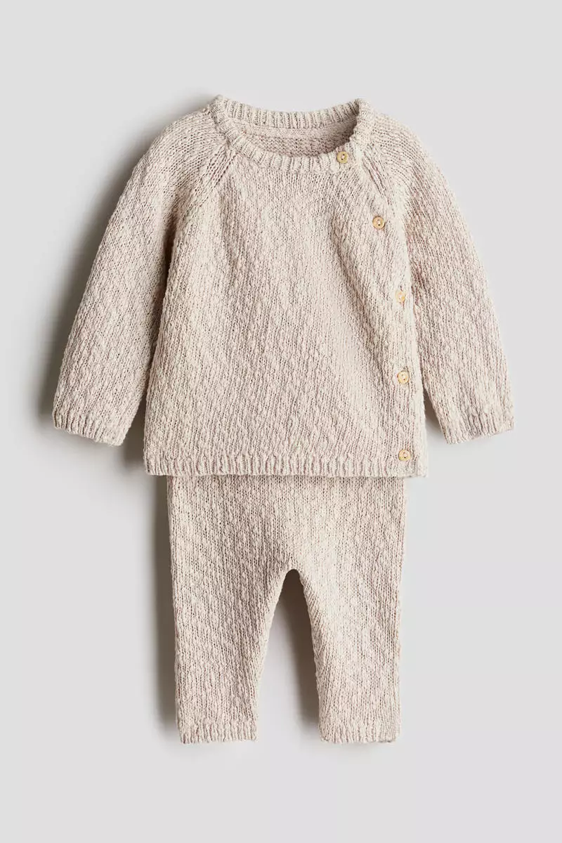 72% OFF 2-piece bouclÃ©-knit set