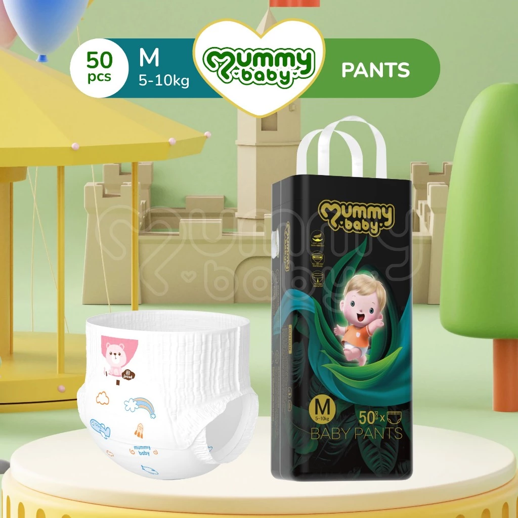41% OFF 【MUMMY BABY】 Pull up pants/tape diapers 50 pieces baby diapers full size tape diapers high quality all sizes