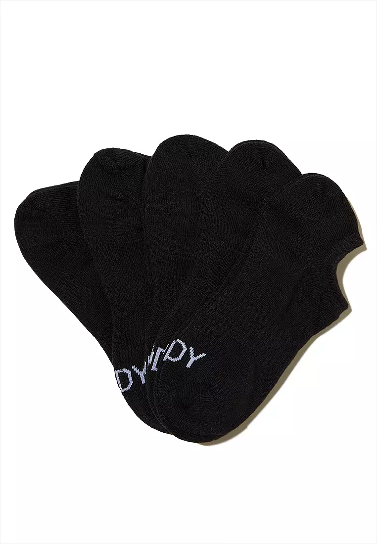 63% OFF Body Low Cut Sneaker Socks 5-Pack