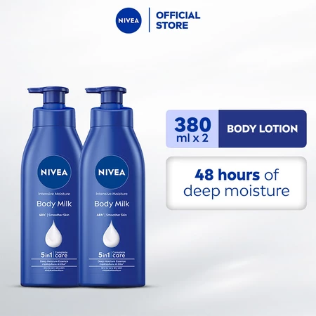 53% OFF BUY 1 TAKE 1 NIVEA Body Lotion Intensive Moisture Body Milk for dry skin, 380ml