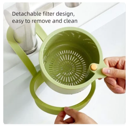 14% OFF Sink Hanging Multi-Use Drain Basket – Easy Clean & Separable Food Strainer