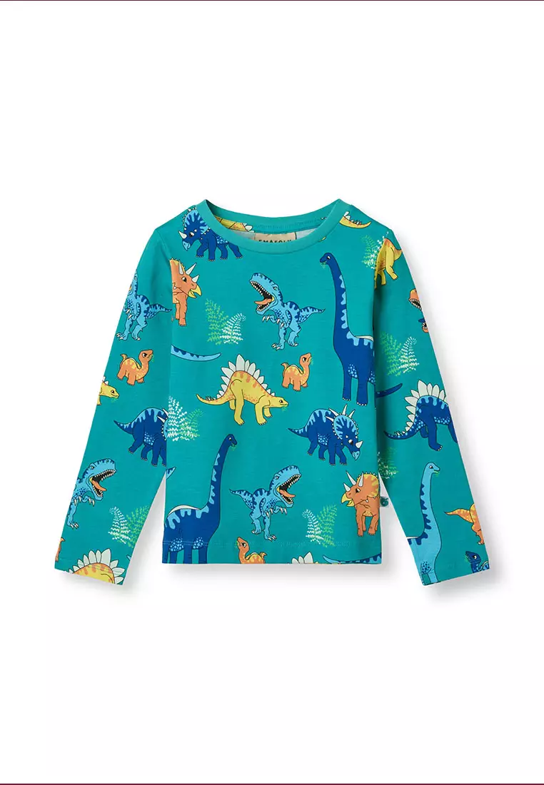 80% OFF Long-sleeved top with dinosaurs