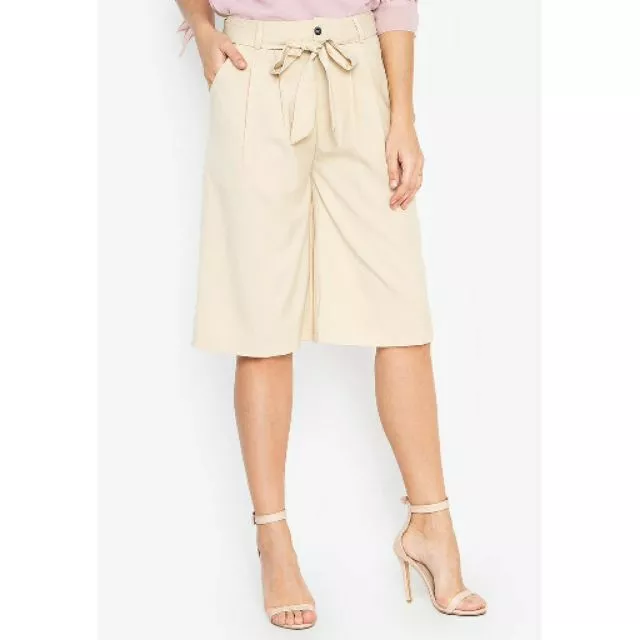 62% OFF Krizia Cotton Culottes Square Bermuda Pants Formal Casual Work Office