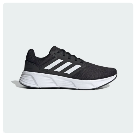40% OFF Adidas Running Galaxy 6 Shoes Men Black GW3848