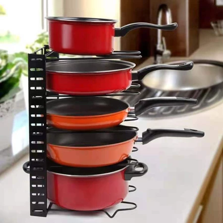 66% OFF 8 & 5 LAYER PAN ORGANIZER POT RACK LID HOLDER 2size's