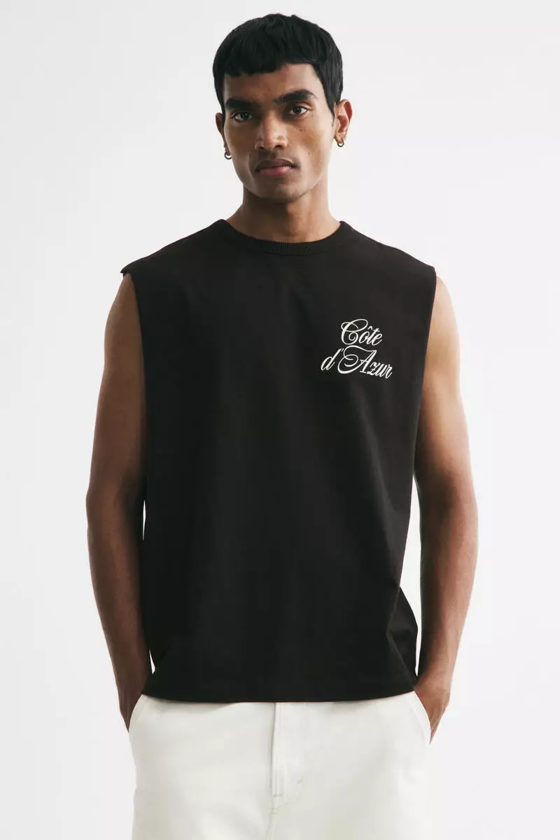 20% OFF H&M Loose Fit Printed vest top