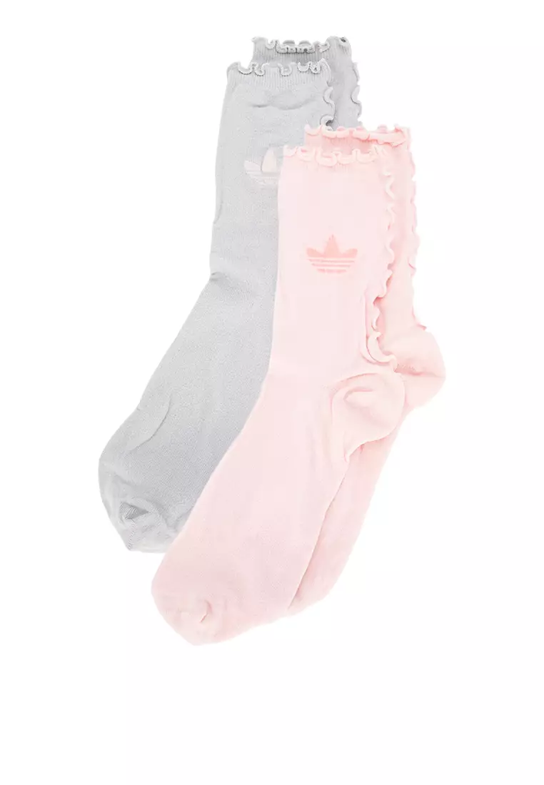 36% OFF ADIDAS Ruffle Socks 2 Pairs