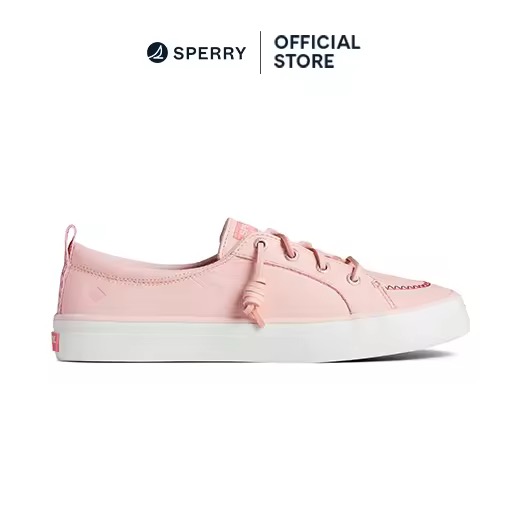 60% OFF Sperry Women's Crest Vibe Washable Leather Sneaker Blush (STS88486)