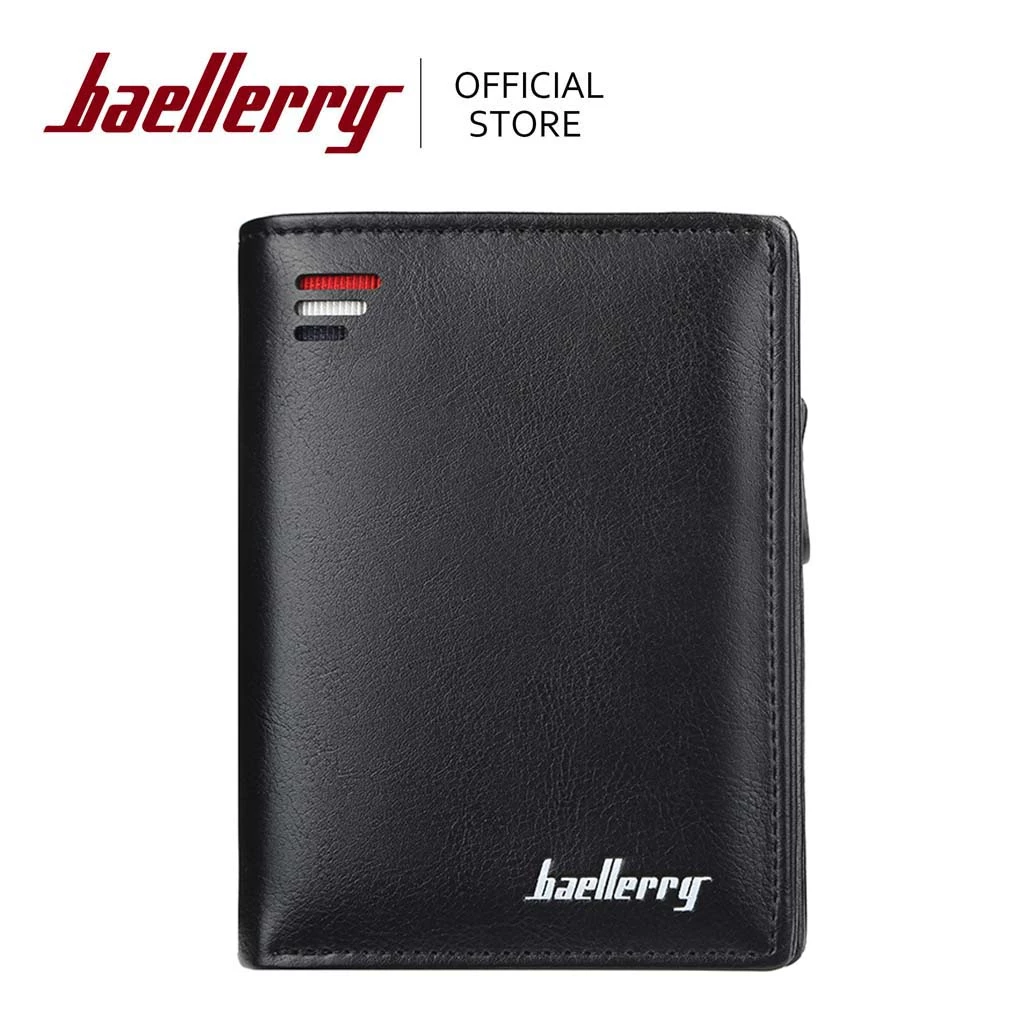 51% OFF Baellerry Luxury Brand Men PU Leather Wallet With Zipper Coin Pocket Vintage Big Capacity Male Short