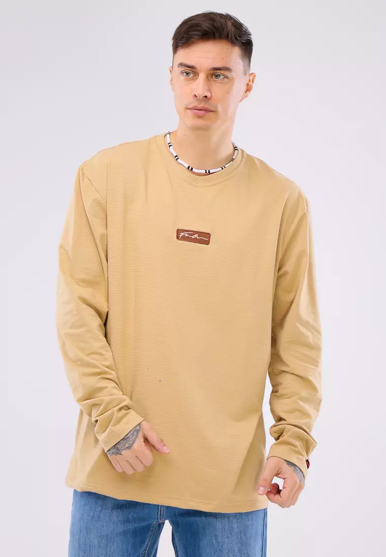 35% OFF Round Neck Long Sleeve Regular Fit