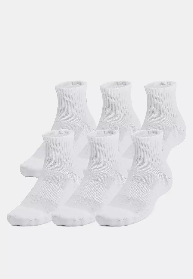 5% OFF Training Unisex 6-Pack Quarter Socks