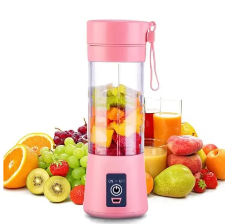 68% OFF USB Rechargeable Juicer Blender 2 Blades Electric Blender Mini Portable Juicer Machine