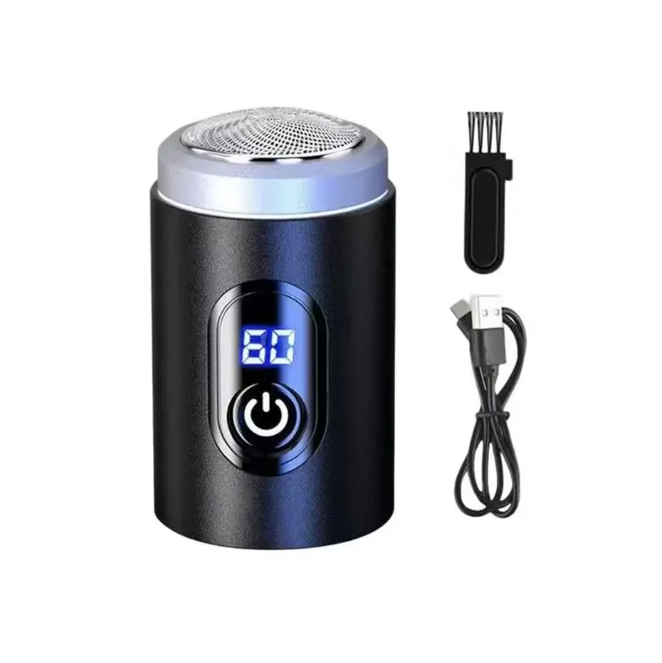 36% OFF Portable Men’s Mini Electric Shaver with High-Speed Motor, Type-C Fast Charging, and Sharp Triple Blade Heads for Smooth & Comfortable Beard Trimming