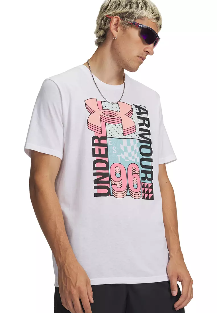 28% OFF Under Armour Logo Collage Short Sleeve Tee