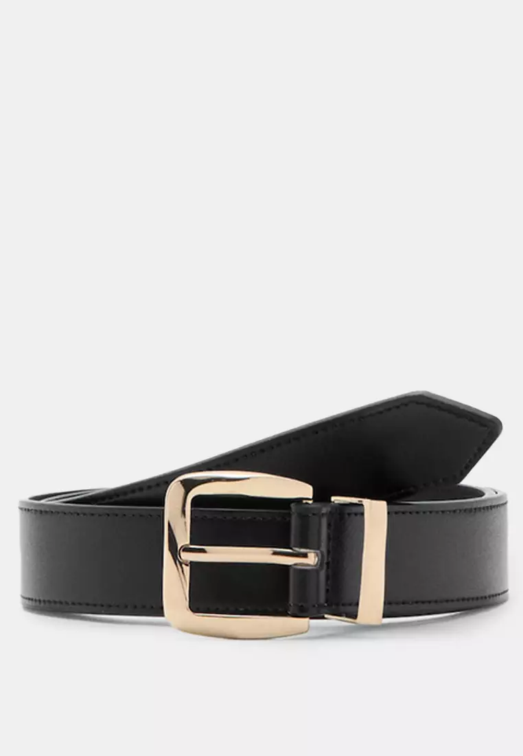 33% OFF Embossed Buckle Belt