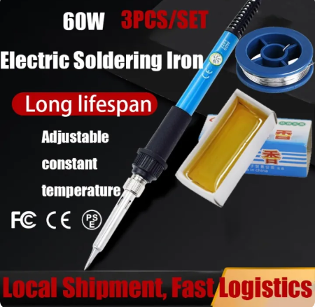 46% OFF Original AD 220V 60W Electric Welding Soldering Iron Temperature Adjustable PH Plug Quality Electric Soldering Iron Set