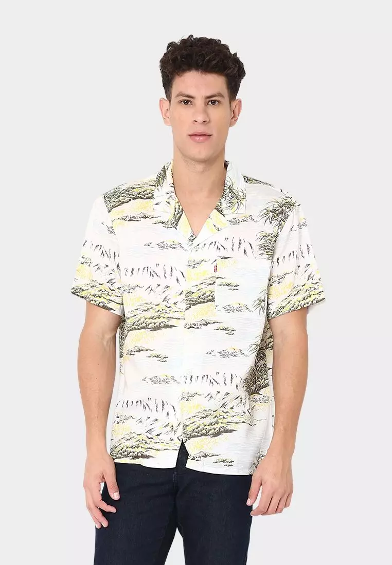 56% OFF Levi's Men’s Sunset Camp Shirt 72625-0098