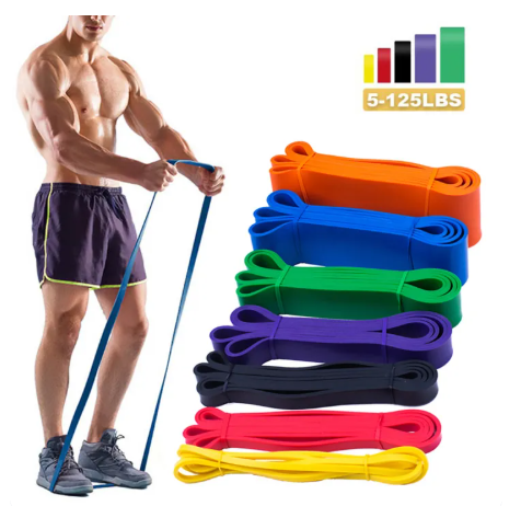 8% OFF Heavy Duty Latex Resistance Band Exercise Elastic Band For Sport Strength Pull Up Assist Band Workout Pilates Fitness Equipment