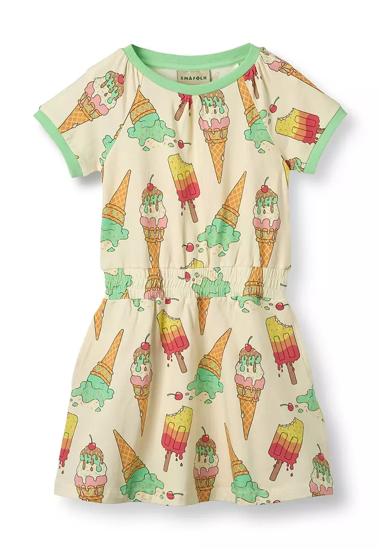 80% OFF Short-sleeved Dress with ice cream