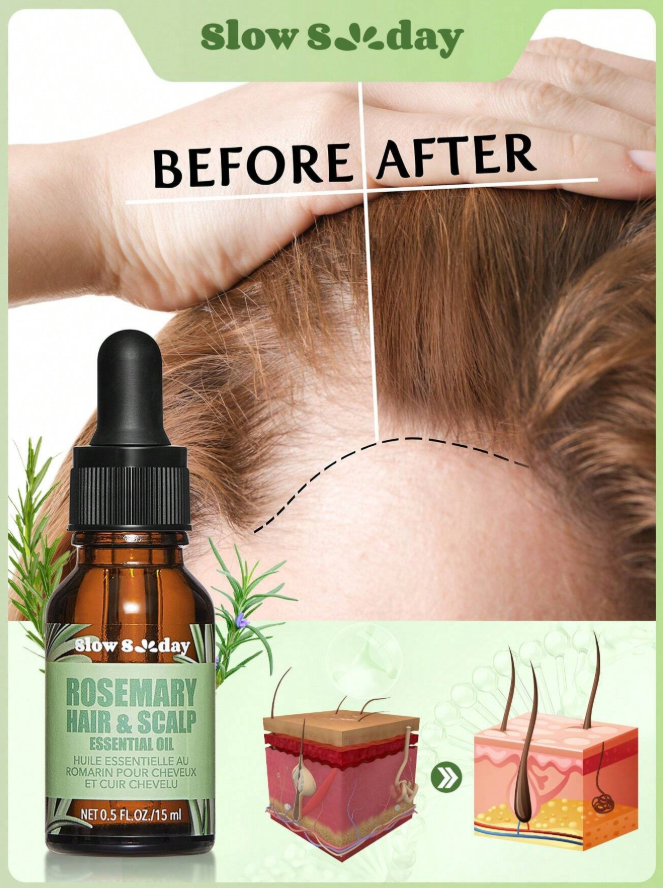 17% OFF Slow Sunday Rosemary Hair & Scalp Essential Oil