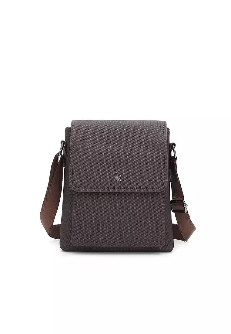 43% OFF Swiss Polo Men's Sling Bag / Crossbody Bag - Coffee