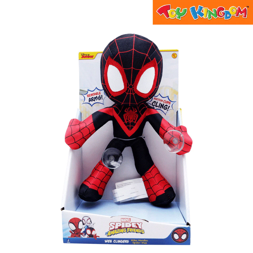 60% OFF Disney Jr. Marvel Spidey and His Amazing Friends Miles Morales Web Clingers Plush