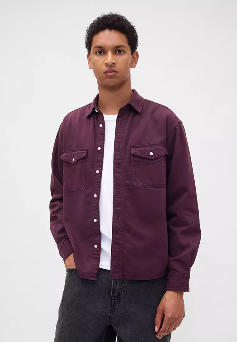 51% OFF GAP UltraSoft Denim Relaxed Shirt
