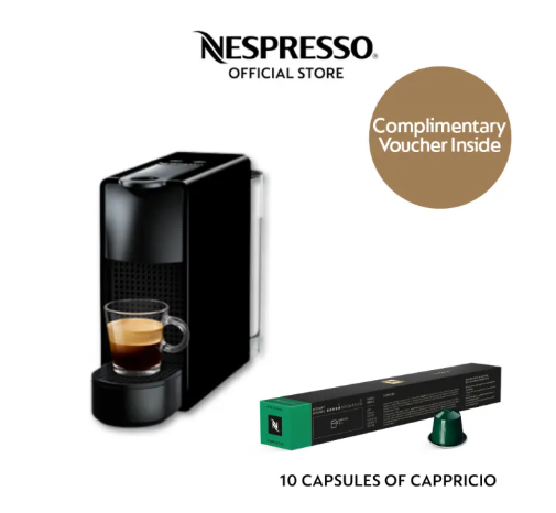 11% OFF Nespresso Essenza Mini Coffee Machine Espresso Compact Automatic Coffee Machine with Coffee Capsules, Black