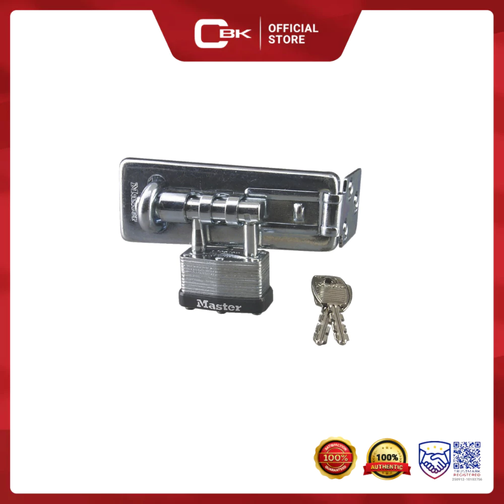 74% OFF Master Lock Laminated Padlock Steel 44mmwith 11cm Hasp [OLD STOCK] - MSP450D