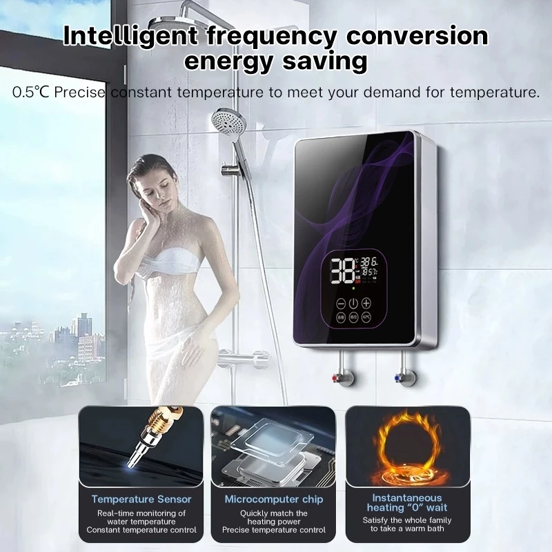 63% OFF MONDIAL 7500W Instant Electric Water Heater Set Speed Heat Standby All Day for bathroom