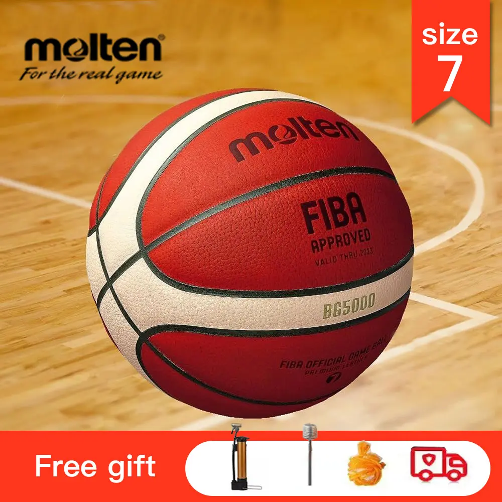 62% OFF Original molten BG5000 basketball tranning ball indoor/outdoor games basketball size 7 leather basketball  bola pang ball