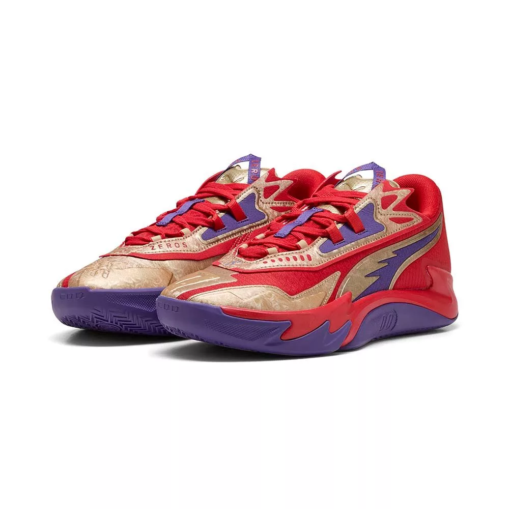49% OFF [NEW] PUMA Unisex Scoot Zeros II Gold D.D. Basketball Shoes (Red)