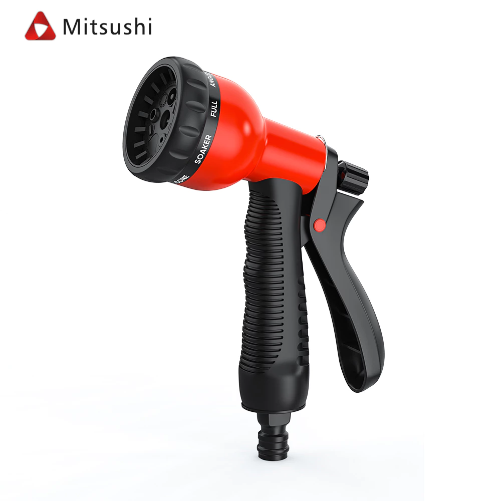 72% OFF Mitsushi 7 Pattern Car Wash Water Gun Garden Hose Nozzle Sprayer Garden Tools