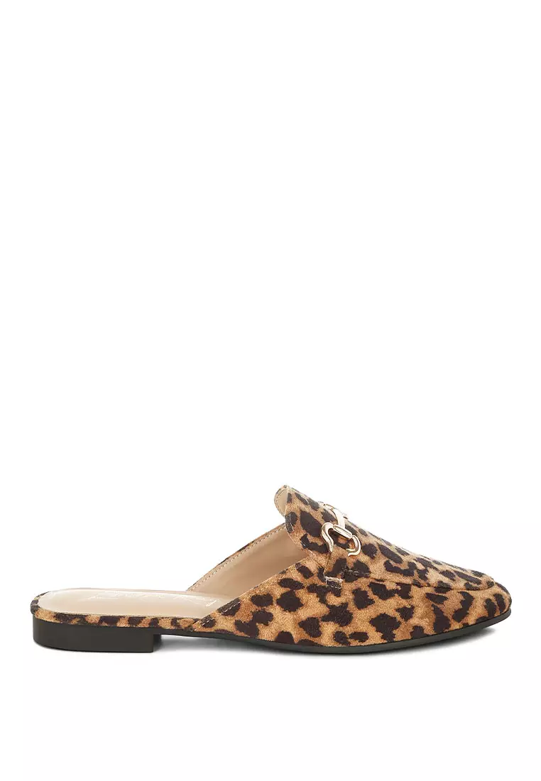 45% OFF London Rag Horsebit Detail Mules In Tan