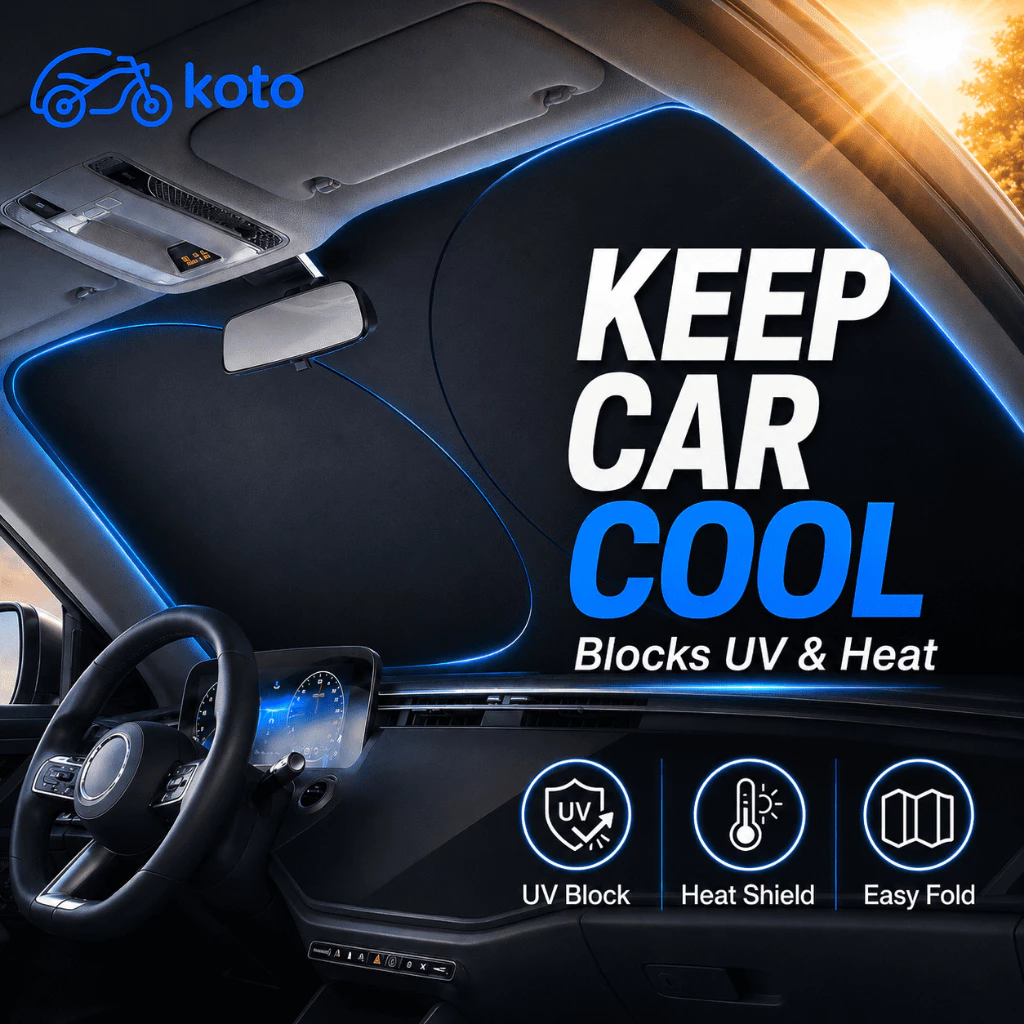 50% OFF Car Windshield Sun Shade Thickened Foldable UV Protection Heat Insulation for Sedan SUV Koto