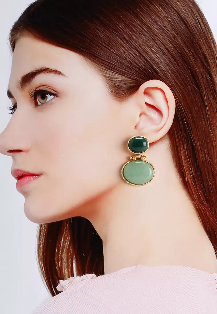 20% OFF Mango Stone Hanging Earrings