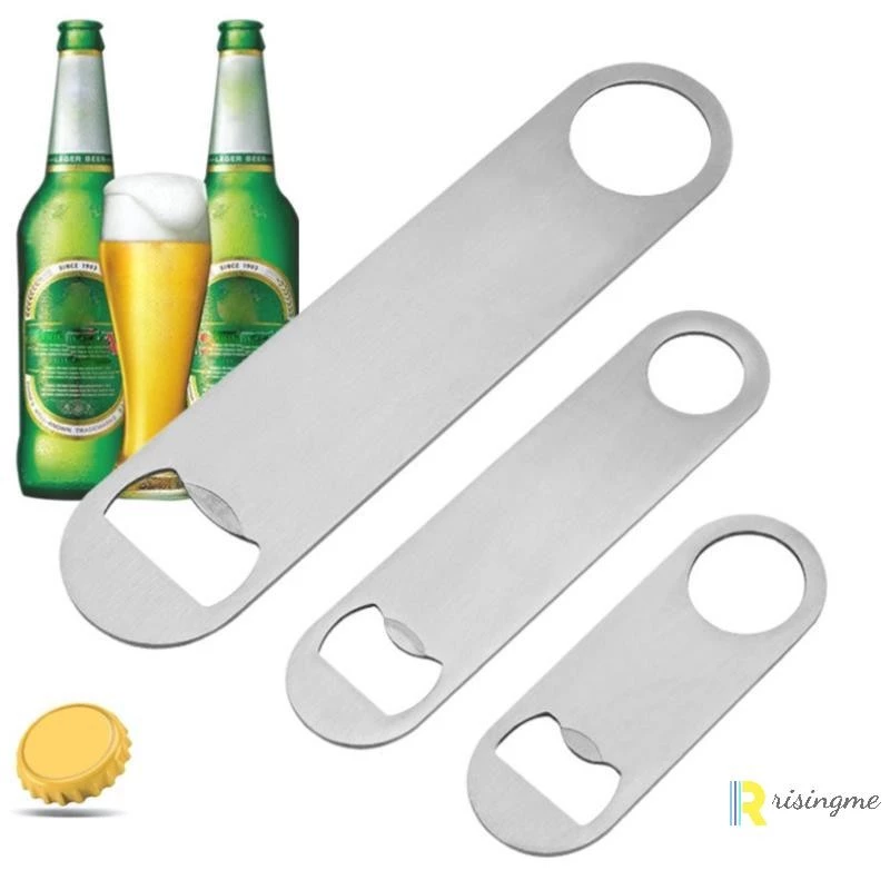72% OFF [Risingme] Beer Bottle Opener Stainless Steel Flat Speed Bottle Opener