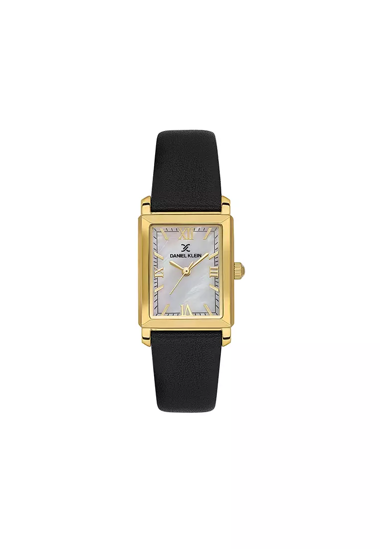 55% OFF Women Analog Black Leather Watch DK.1.14169-2
