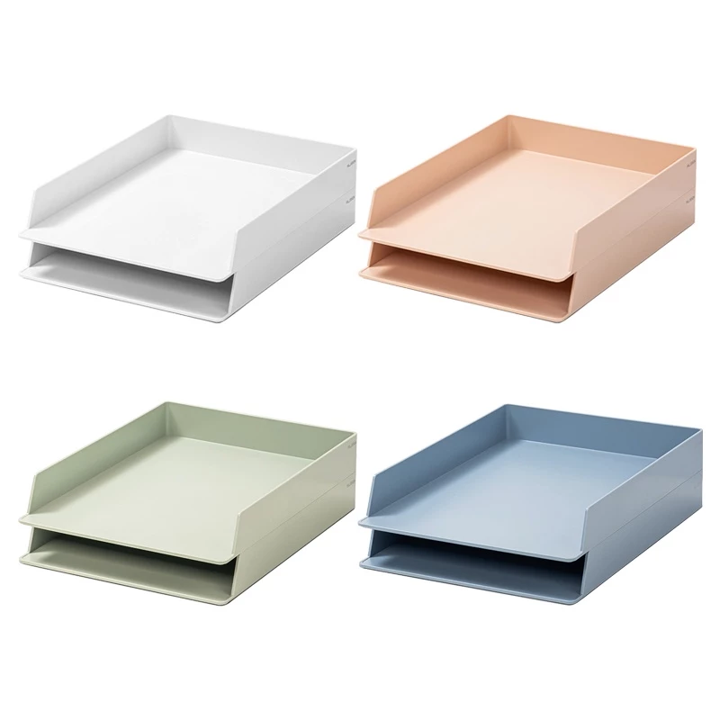 18% OFF Deli NS021S NuSign Stackable File Tray 2pcs/set [79NS021S]