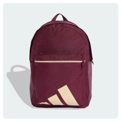 40% OFF adidas Lifestyle ESSENTIALS BACK TO CAMPUS BARS BACKPACK Unisex Burgundy KE5658