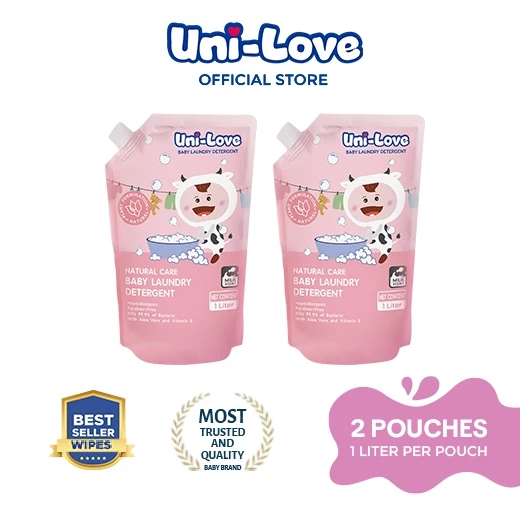 30% OFF UniLove Baby Laundry Detergent 1L (Milk Scent) Pack of 2