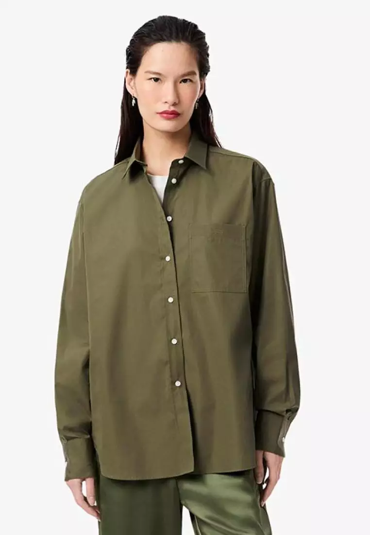 40% OFF Oversized Cotton Poplin Shirt